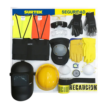 TABLA EXHIBIDORA DE HERRAMIENTA PARA EQUIPO DE SEGURIDAD 80X80 CM SURTEK (TSEGU1)